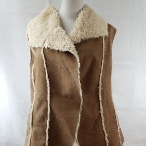 YMI sleeveless sueded Vest